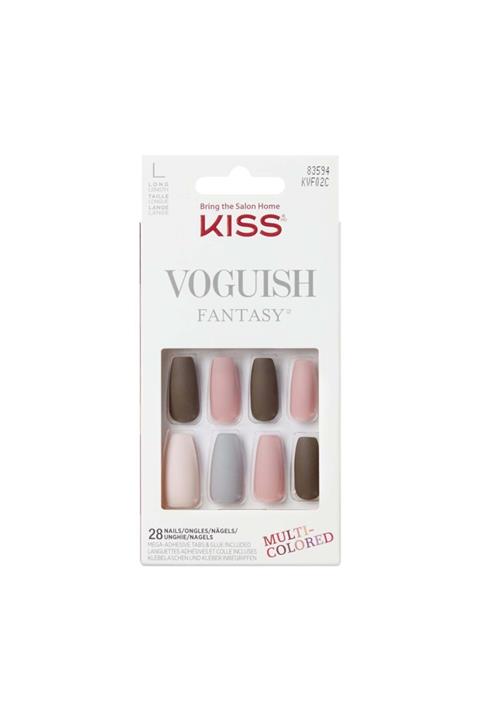 Kiss Yapıştırıcılı Takma Tırnak Seti Tırnak  + Ekxtra Uzun Çift Taraflı Bant Yapıştıcı kvf02