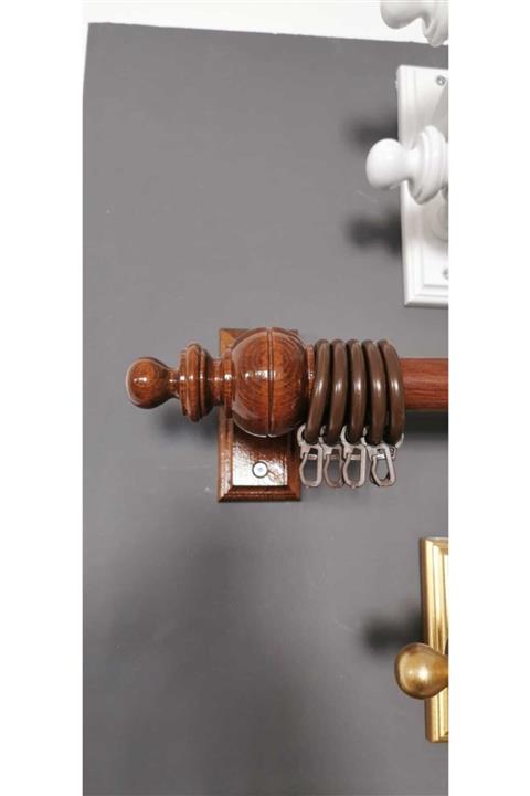 KİP PERDE & AKSESUARLARI Perde Rustik Askı Borusu Takım 250 cm