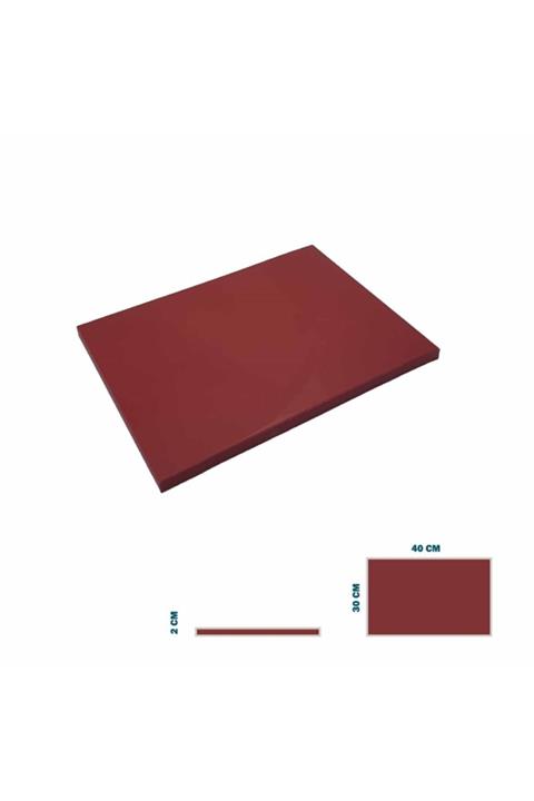 GNC PLASTİK Kesme Tahtası Kırmızı (30cm X 40cm X H:2cm)