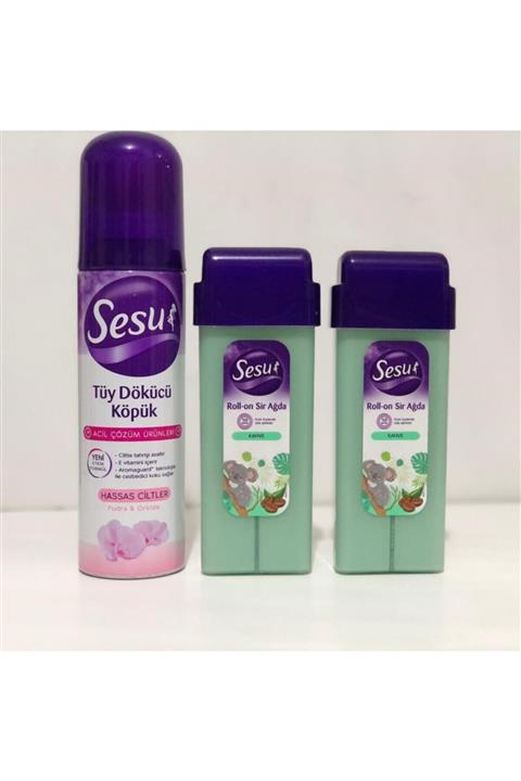 Sesu Hassas Ciltler Tüy Dökücü Köpük