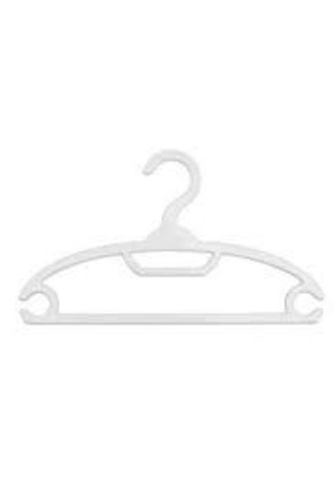 HYSTORE Gondol Çocuk Kıyafet Askısı Bebek Kıyafet Askısı 12 Adet Beyaz