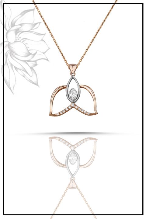 Ignis Diamond Kadın Pırlanta Taşlı Kolye