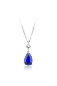 Emel Pırlanta 2.78 Ct. Pırlanta Safir Kolye