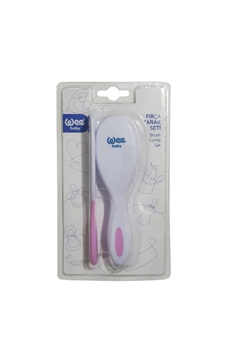 Wee Baby Fırça Ve Tarak Seti Pembe
