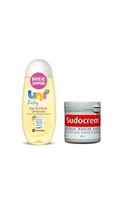 Uni Baby Günlük Kullanıma Uygun Saç Ve Vücut Şampuanı 200 Ml+sudocrem Bakım Kremi 60 Gr