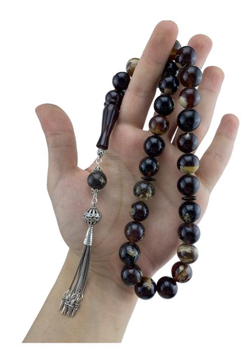 Kevser Antik Tesbih Sumatra Kehribar Tesbih