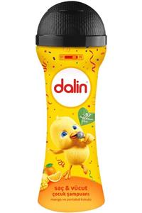 Dalin Mikrofon Şişe Saç ve Vücut Şampuanı Mango ve Portakal 250ml