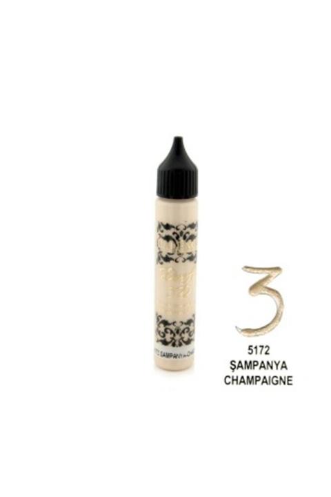 pazariz Cadence 3d Dora Boncuk Boya 5172-şampanya