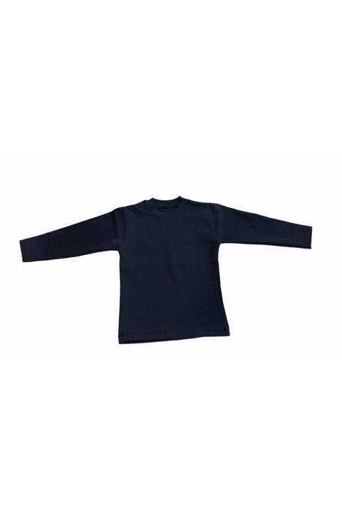 özdemirli bebe Unisex Çocuk  Lacivert Likralı Body