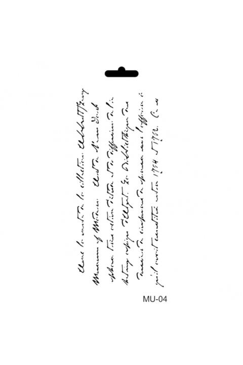 Cadence Stencil (şablon) 10x25 Cm