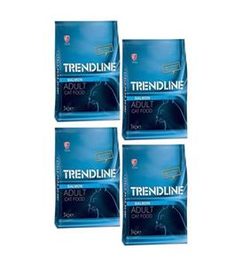 Trendline Somon Balıklı Yetişkin Kedi Maması 1 Kg X 4 Adet