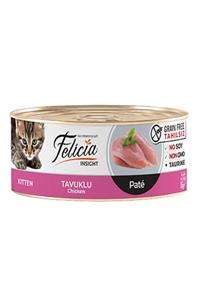 Felicia Tahılsız Kıyılmış Tavuklu Yavru Kedi Konservesi 12x85 gr