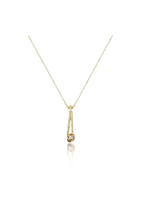 emek mücevher 0.09 Ct. Pırlanta Kolye