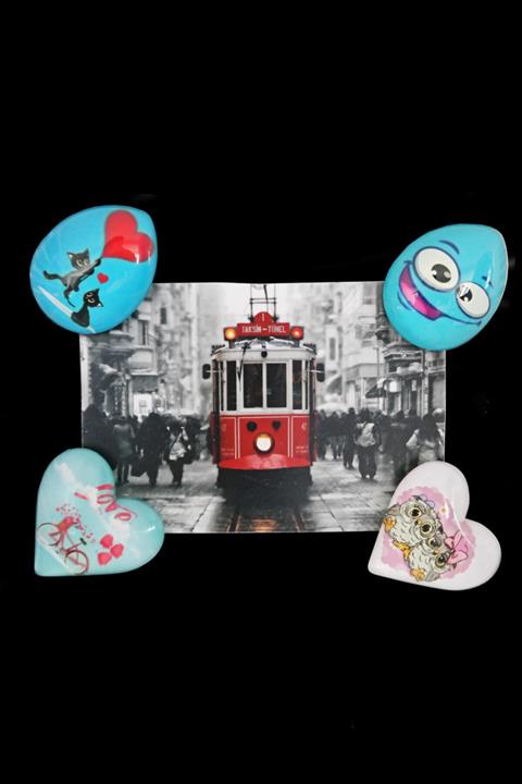 Giftpoint Cam Magnet Buzdolabı Süsü