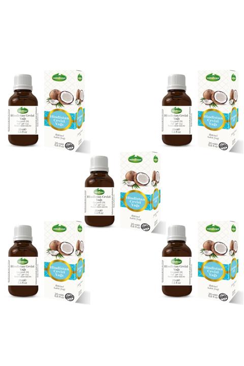 Mindivan Hindistan Cevizi Yağı Sabit 20 Cc X5 Adet