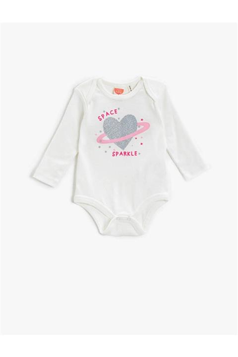 Koton Kız Bebek Body Ekru 2kng11129zk