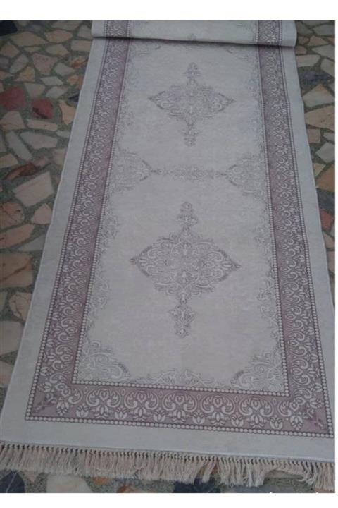 HALIÖRTÜSÜDESİNG Kaymaz Dot Tabanli Yıkanabilir Dekorotif Halı ( Yolluk 80 X200)