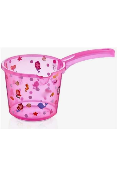 EVGARAJ Desenli Bebek Banyo Maşrapa, 3 Lt, Pembe