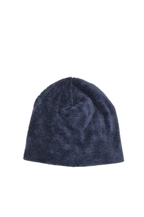 by.accessoriess Lacivert Çift Kat Düz Peluş Bere