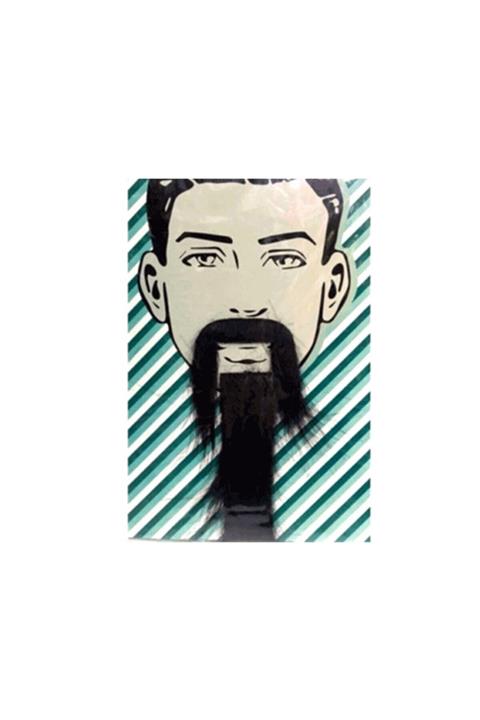 aksuticaret Çinli Takma Sakal Ve Bıyık Seti - Siyah