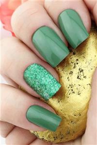 Artikel Yeşil Tırnak Oje Süsleme Tuzu Tırnak Tozu Oje Tuzu Nail Art