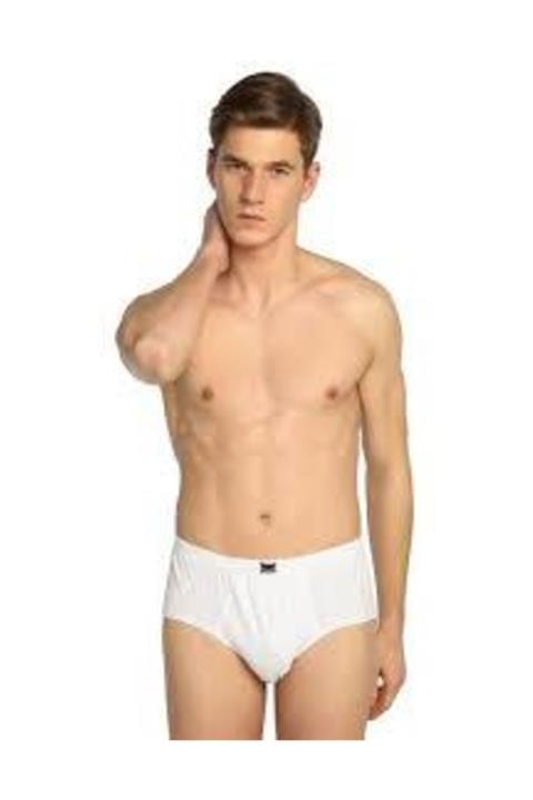 Tutku Erkek Beyaz 12'li Paket Pamuk Slip