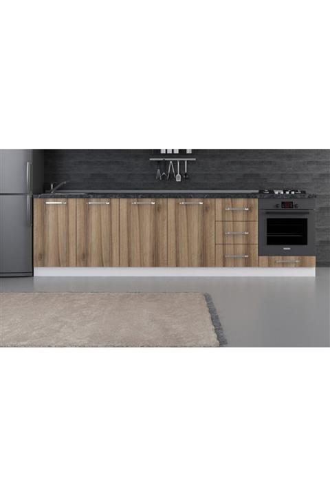 Minar 295 cm Mutfak Dolabı Beyaz Dore 295-d6-alt Modül