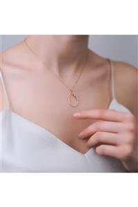 Kirkor Kevork Kara Kadın Pırlanta Baget Kolye 2.37 gram 14 Ayar 0.27 Karat G Vs