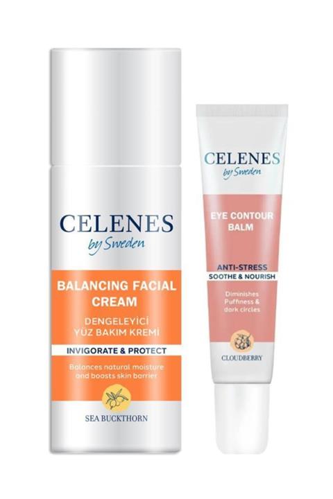 Celenes Celenes Yağlı Karma Cilt Bakım Ve Göz Kremi Seti