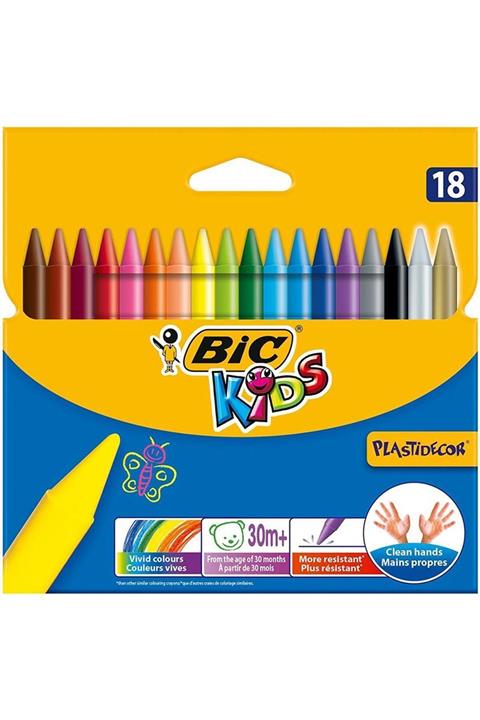 Bic : Kids Plastidecor 18 Renk Pastel Boya 8297711