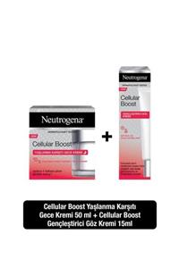 Neutrogena Cellular Boost Gece Kremi 50 ml+ Gençleştirici Göz Kremi