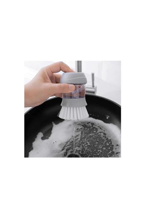 Trendy Shop Deterjan Hazneli Temizlik Bulaşık Fırçası