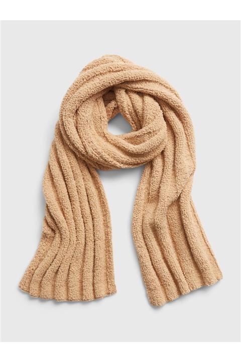 GAP Kadın Kahverengi Sherpa Atkı