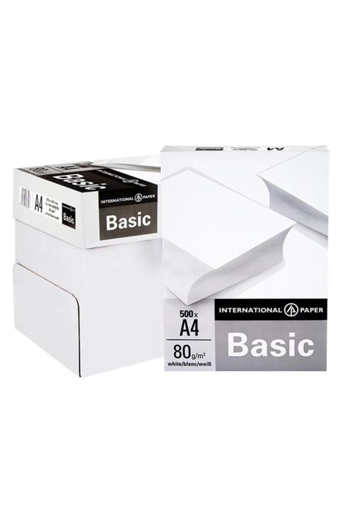 Mondi Basic A4 Fotokopi Kağıdı 80gr 1 Koli 5 Paket 2500 Sayfa