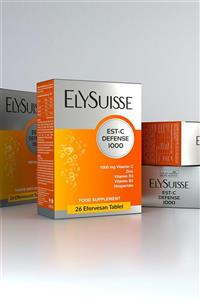 ElySuisse Est-c Defense 1000  Vitamin C  Çinko  Vitamin D3  Vitamin B2  Efervesan Takviye Edici Gıda