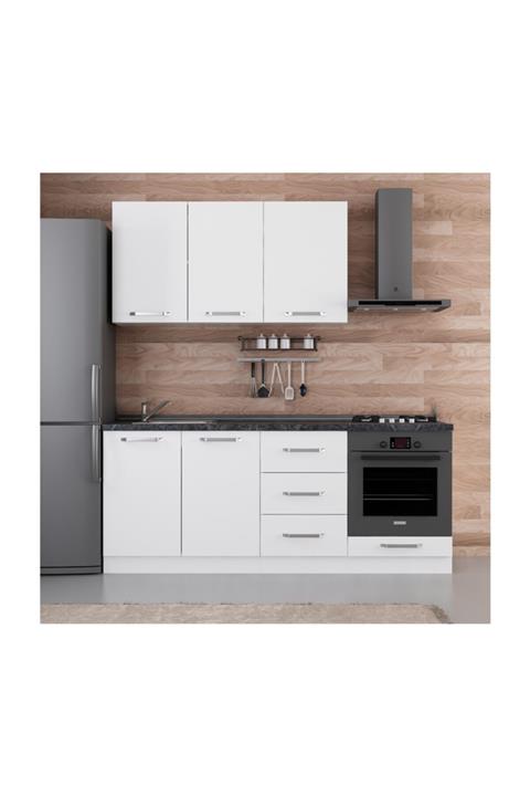 Minar 200 cm Mutfak Dolabı Beyaz 200-b3