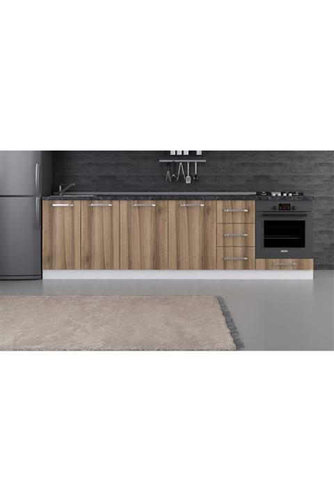 Minar 280 Cm Mutfak Dolabı Beyaz Dore 280-d6-alt Modül