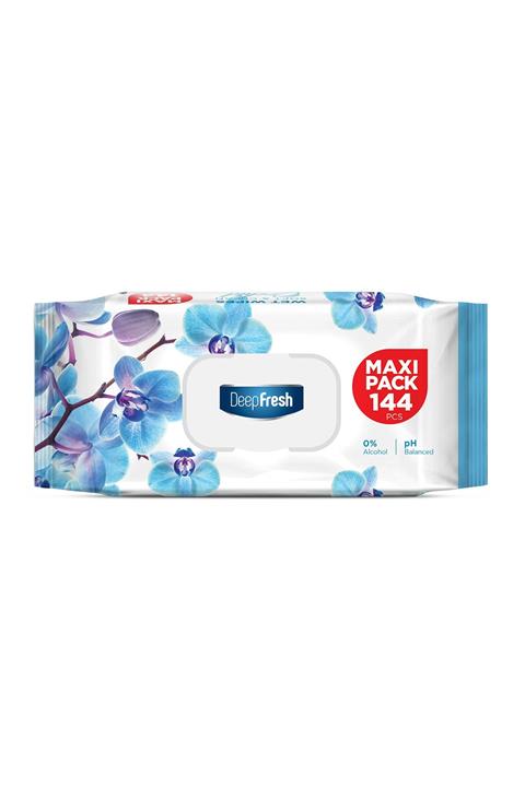 Deep Fresh Maxi Pack Islak Mendil Orkide 144 Yaprak