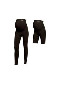 Bumps and Moms 2'li Set Maternity Leggings lyocell™ & Maternity Biker Leggings