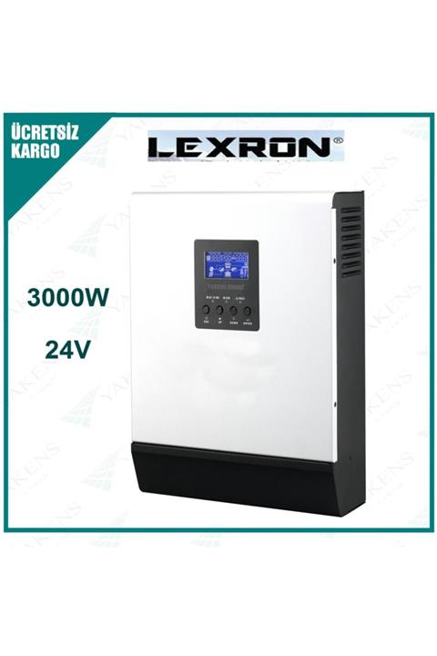 Lexron 3kva 3000va Tam Sinüs Akıllı Inverter 3000 Watt 24v