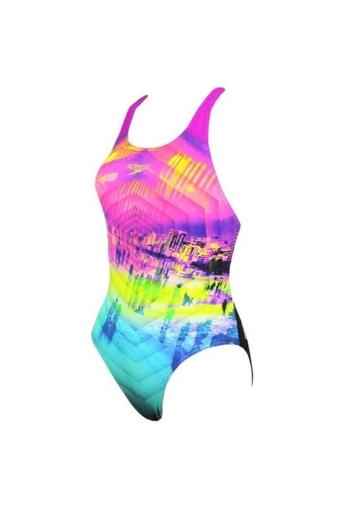 SPEEDO Plmt Digi Pbck Yüzücü Mayo