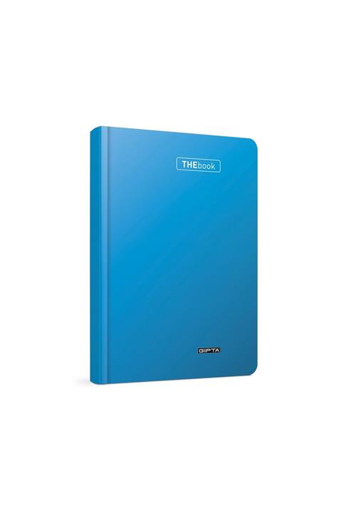 Gıpta The Book 20x28 200 Yaprak 4 Bölmeli Ciltli Defter Çizgili Mavi