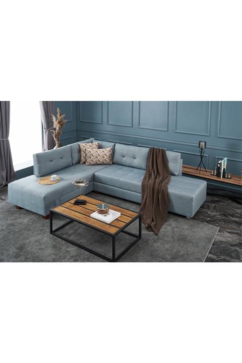 Evdebiz Stil Yataklı Köşe Koltuk