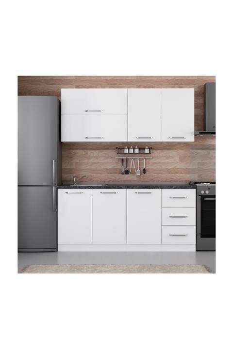 Minar 180 Cm Mutfak Dolabı Beyaz 180-b2