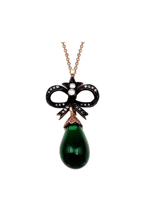 Clavis Jewelry Elmas Ve Pırlanta Taşlı Kolye (ykl0037)