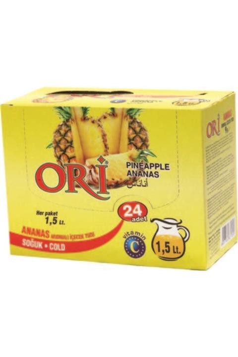 Ori Ananas Aromalı Soğuk Içecek Tozu 9 Gr X 24 Paket