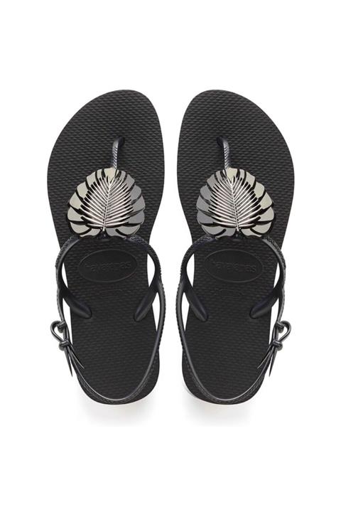 Havaianas Parmakarası Terlik Freedom Metal Pin Siyah