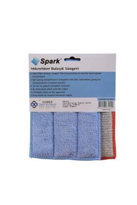 Spark Çift Taraflı Mikrofiber Bulaşık Süngeri