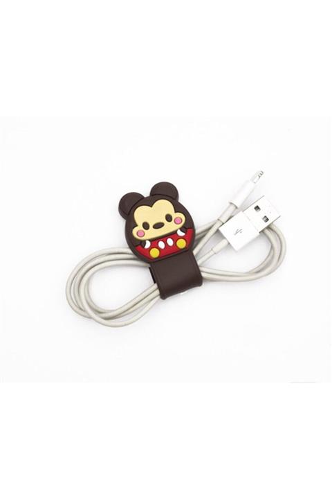 SmartFun Sevimli Silikon Kablo Düzenleyici Toparlayıcı Minnie Mouse