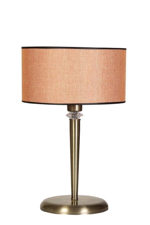 Hiper Yayın Hiper Maya Eskitme Masa Lambası Hasır Turuncu Abajurlu 8480-2